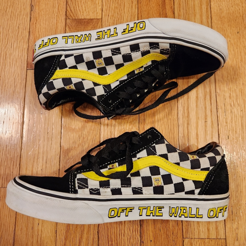 Vans X Spongebob Squarepants Old Skool Checkerboa… - image 1
